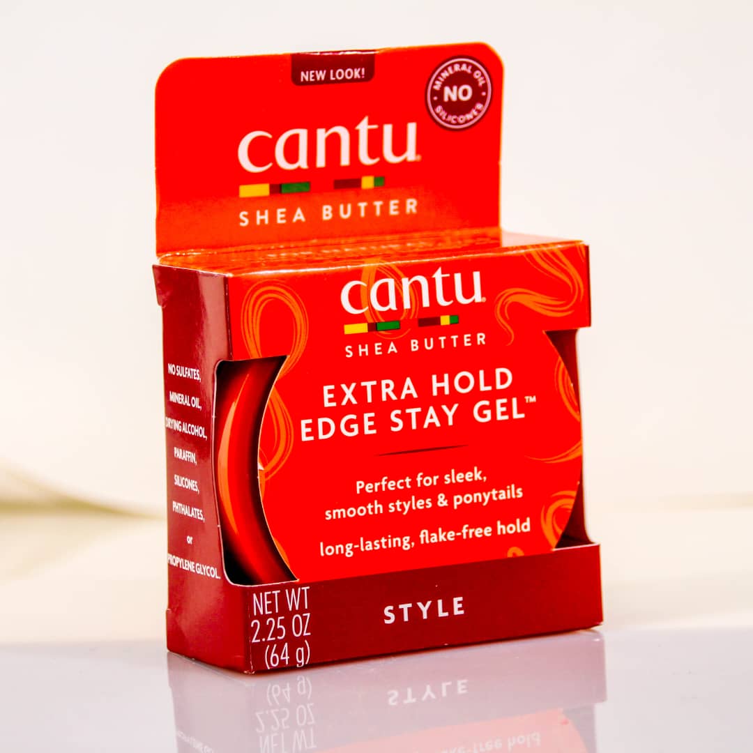 Cantu Extra Hold Edge Stay Gel with Shea Butter